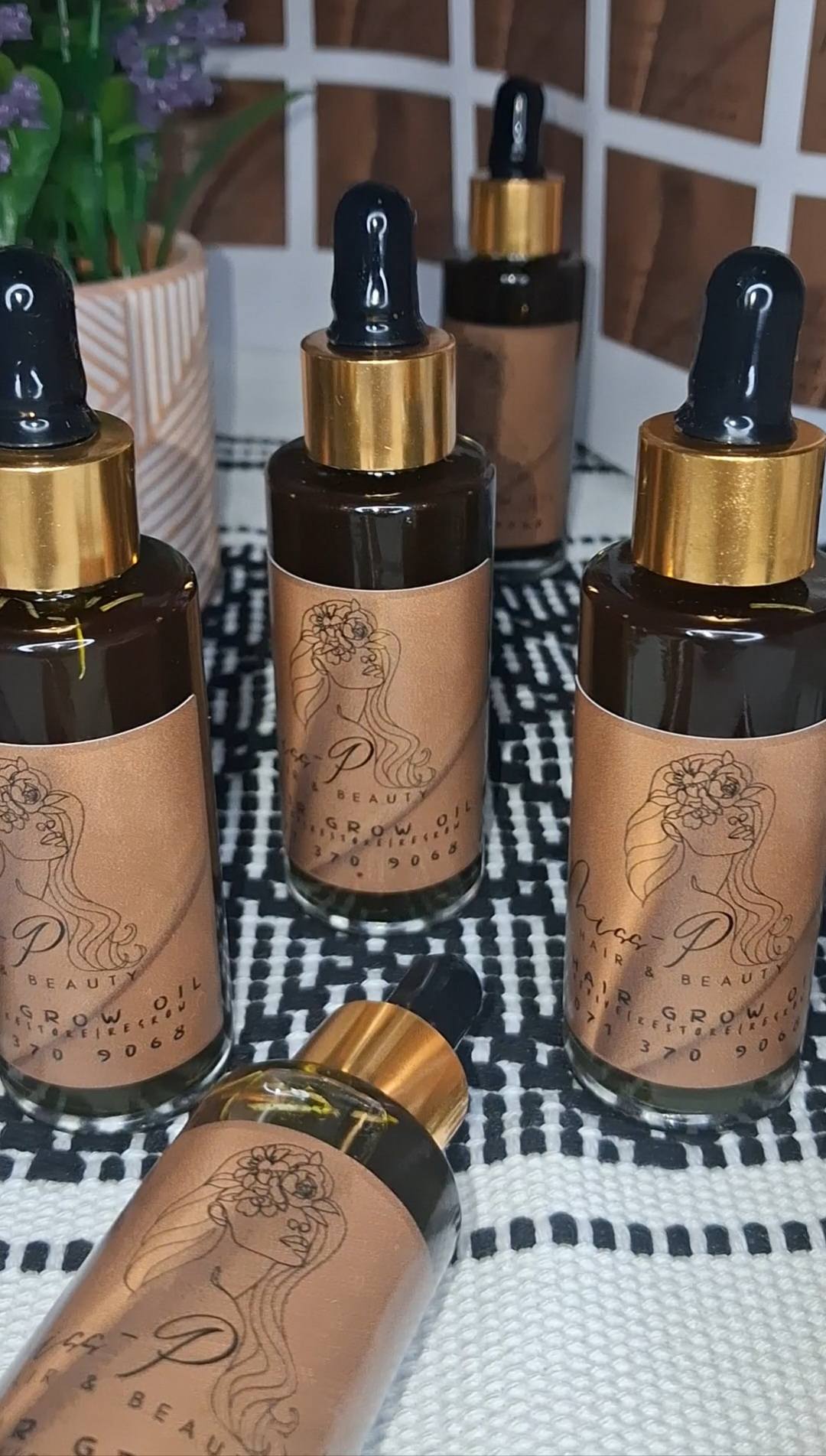 MISSP Hair Growth Oil — bottle front view